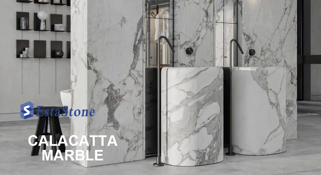 Calacatta White Marble Luxury Bathroom Projects-Esta Stone