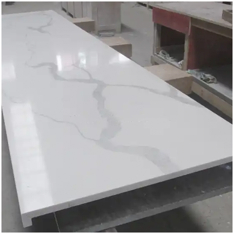 Prefab Calacatta Quartzite Island Countertop Prefab Calacatta Quartzite Island Countertop
