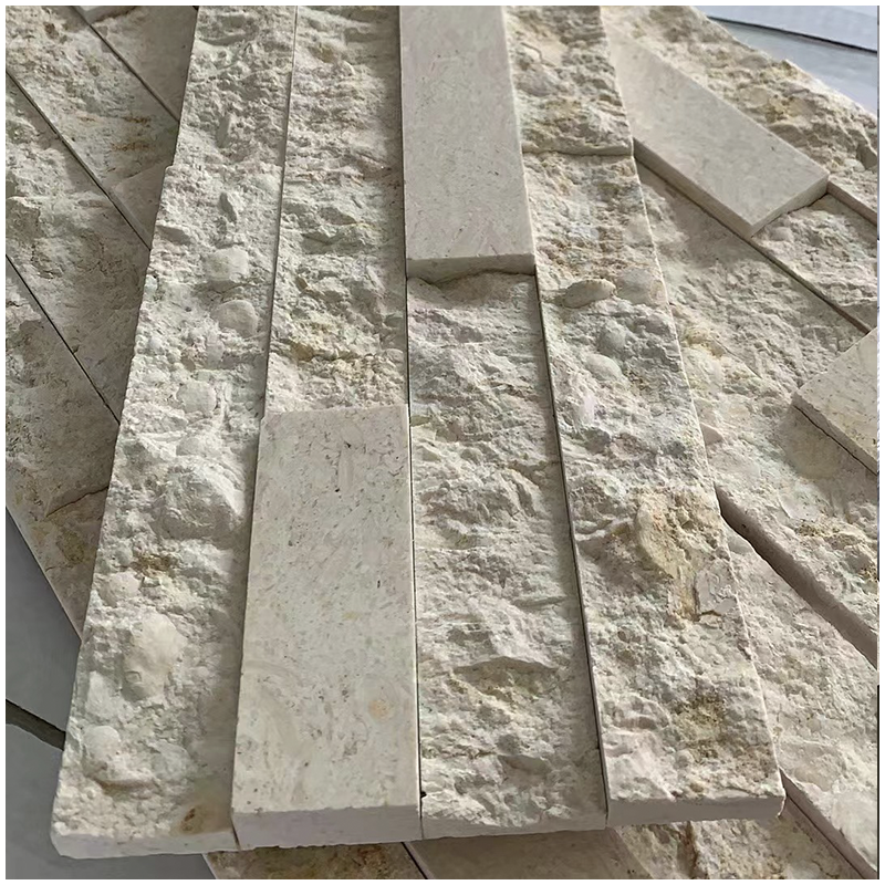 Beige Marble Stacked Stone