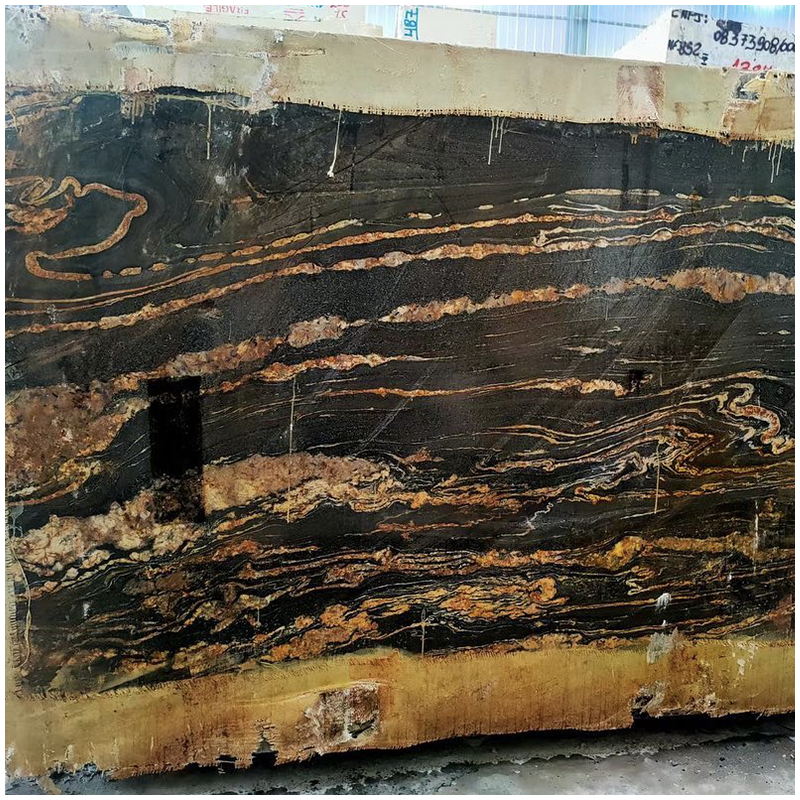Magma Black Granite Blocks