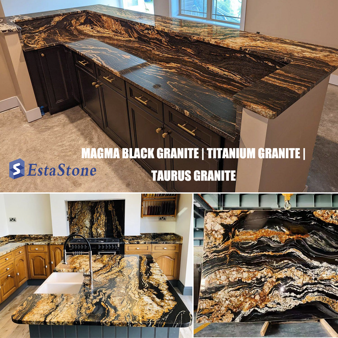 Magma Black Granite Countertops Projects Esta Stone Magma Black Granite Countertops Projects Esta Stone