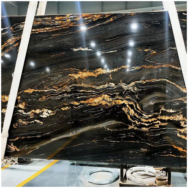 Magma Black Granite Slab Magma Black Granite Slab