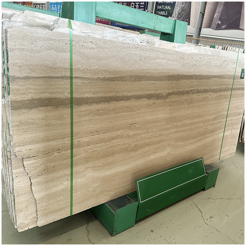 Ocean Blue Silver Travertine