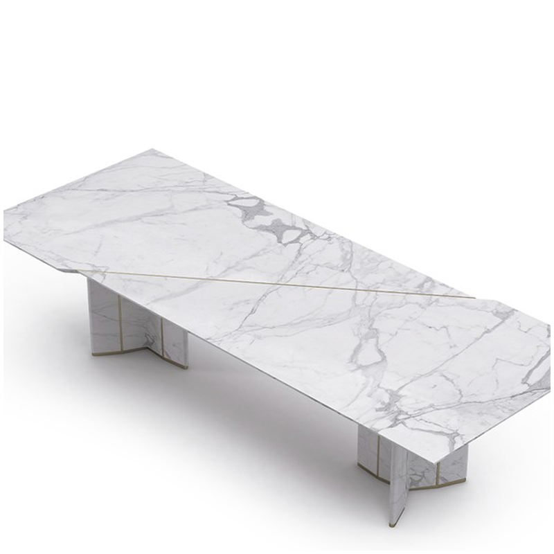 Statuario White Marble Rectangular Tables