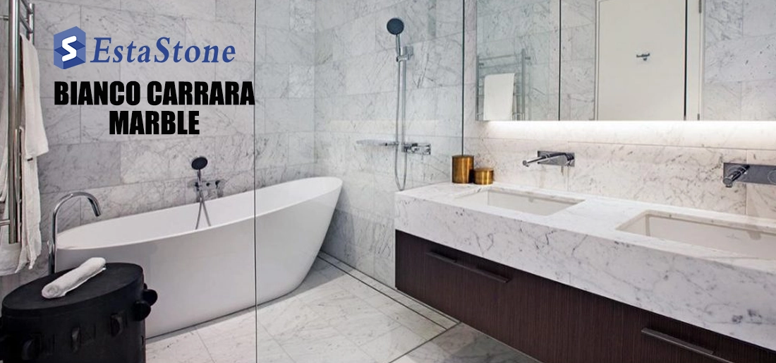 Bianco Carrara Marble Bathroom Projects Esta Stone Bianco Carrara Marble Bathroom Projects Esta Stone