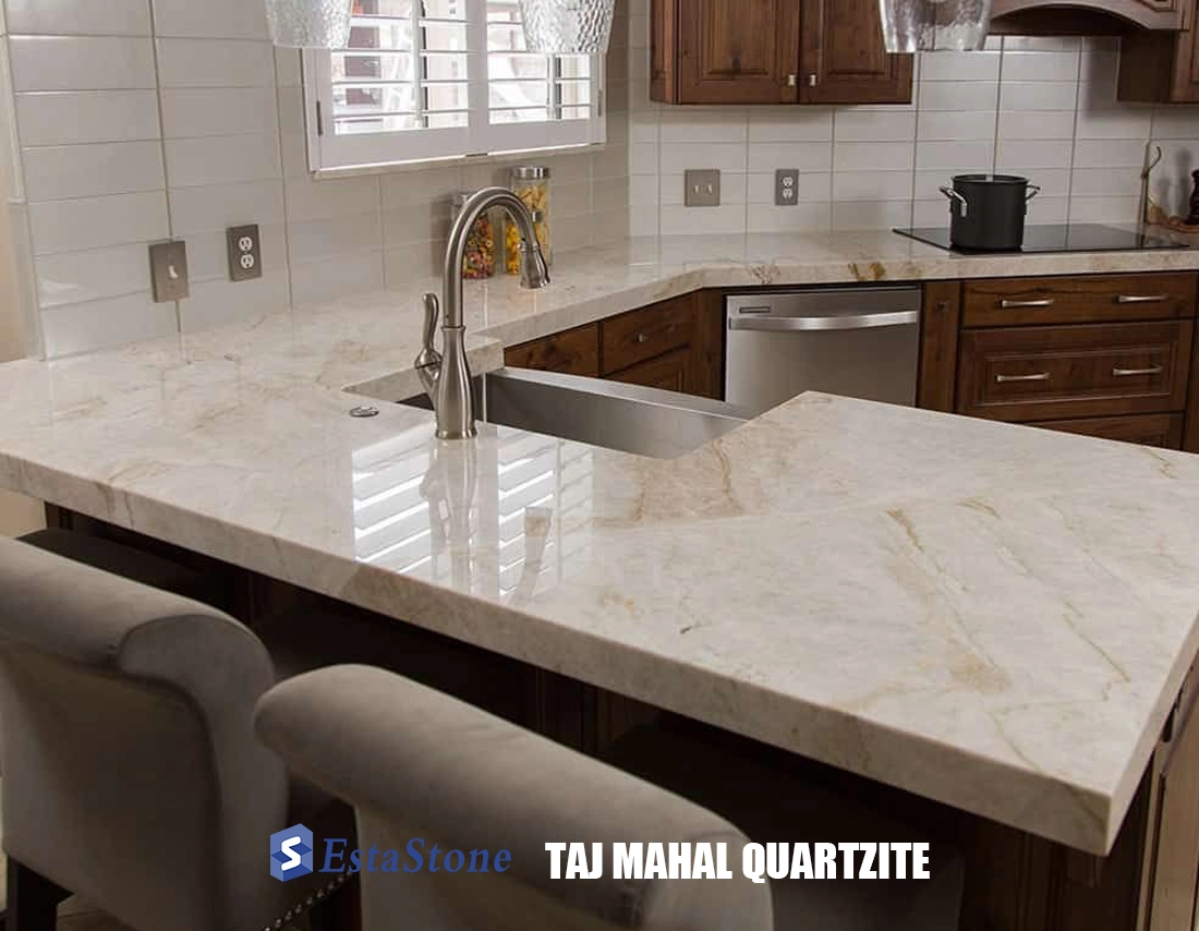 Taj Mahal Luxury Quartzite Kitchen Bench Tops Esta Stone Taj Mahal Luxury Quartzite Kitchen Bench Tops Esta Stone