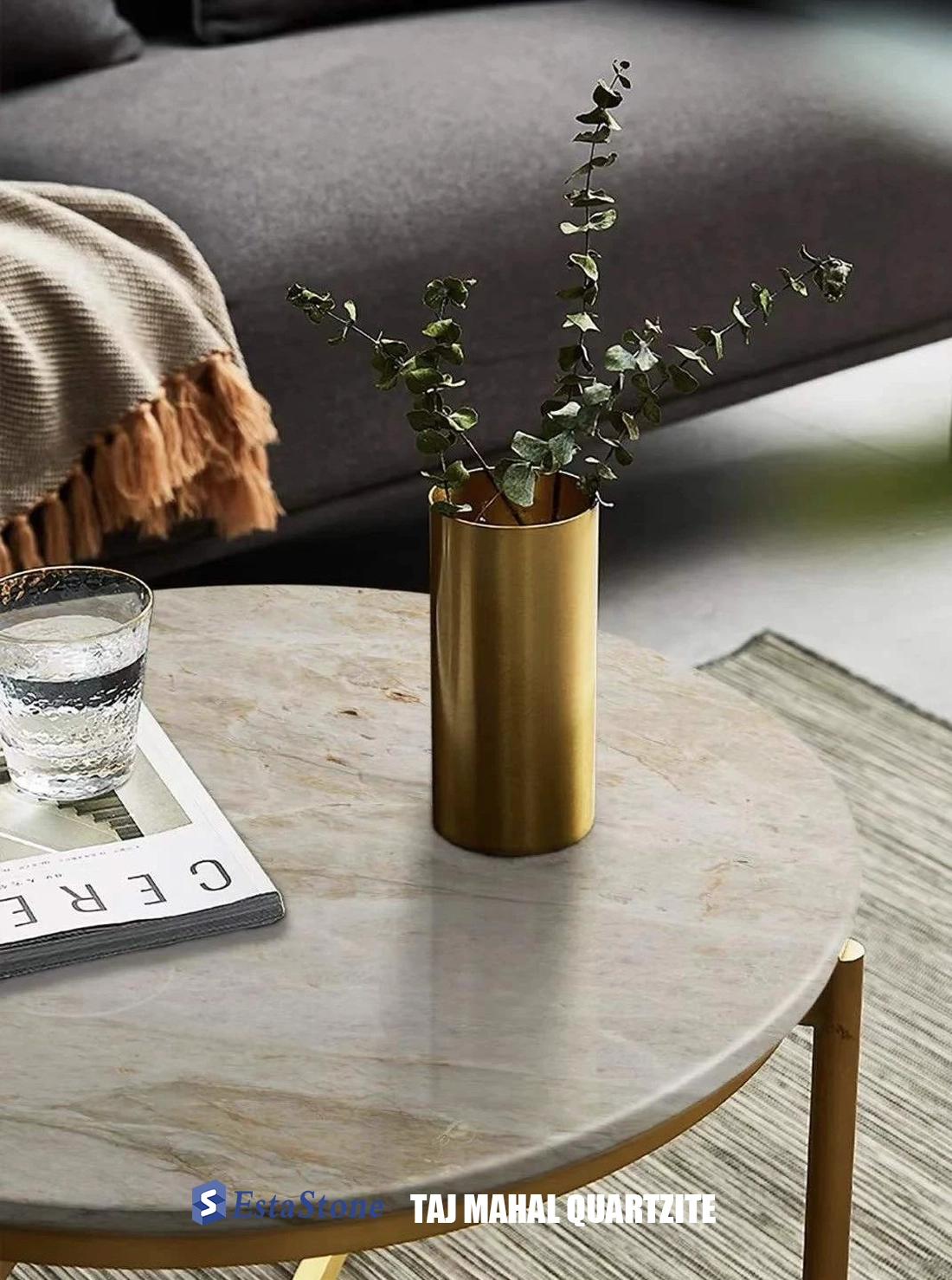 Taj Mahal Quartzite Tables Collection From Esta Stone Taj Mahal Quartzite Tables Collection From Esta Stone