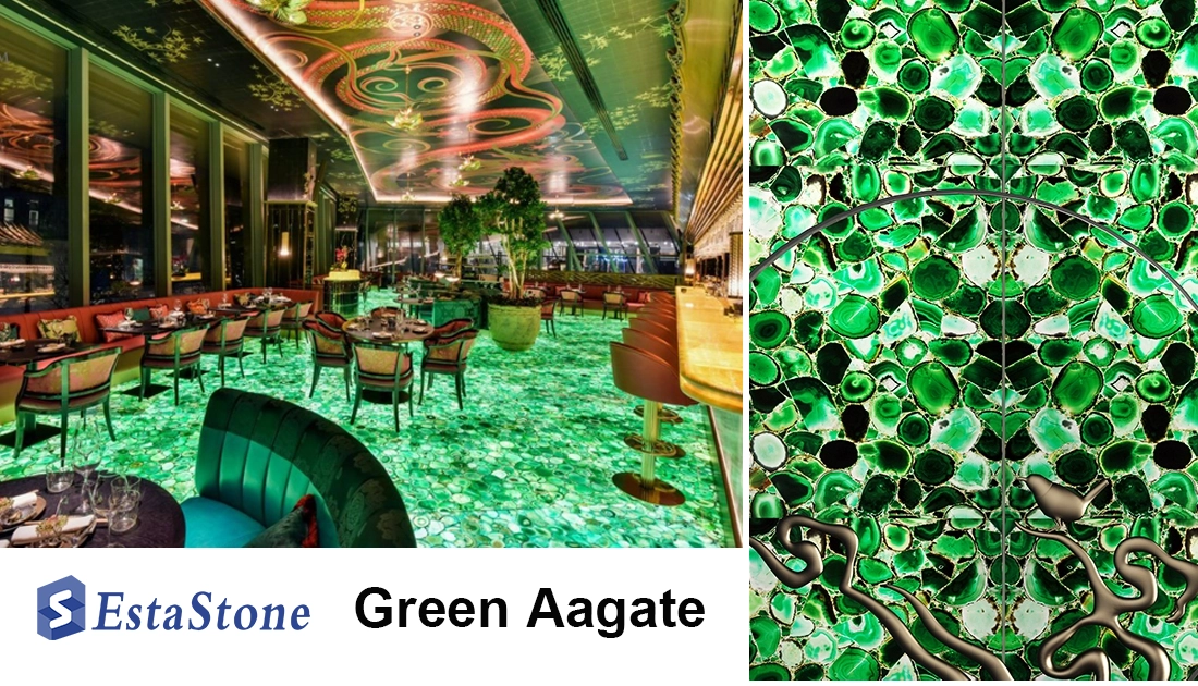 Backlit Green Agate Floor and Wall Projects Esta Stone Backlit Green Agate Floor and Wall Projects Esta Stone