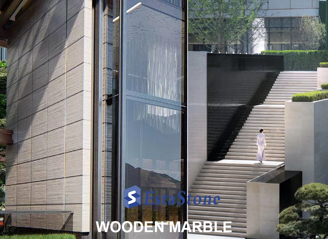 Wooden Marble Tiles Exterior Projects Esta Stone Wooden Marble Tiles Exterior Projects Esta Stone