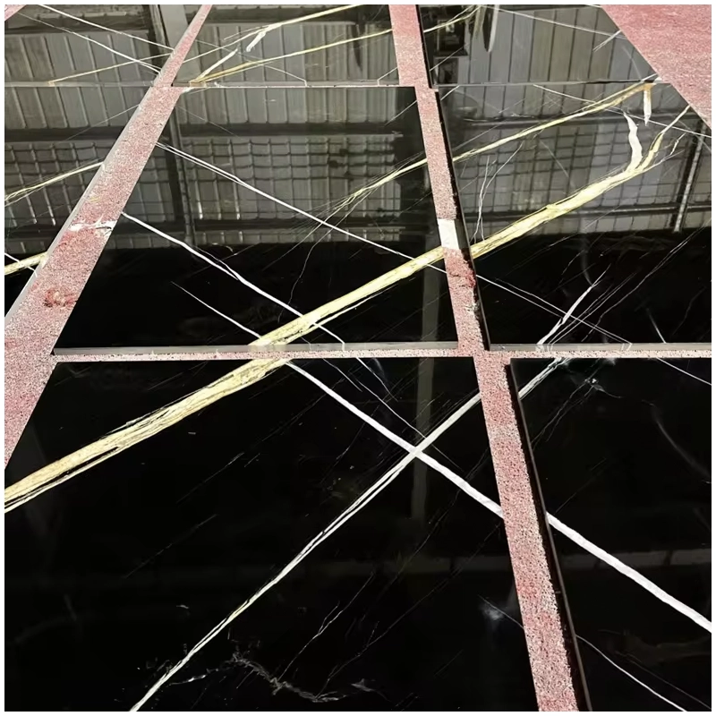 Nero Dorato Marble Floor Tiles