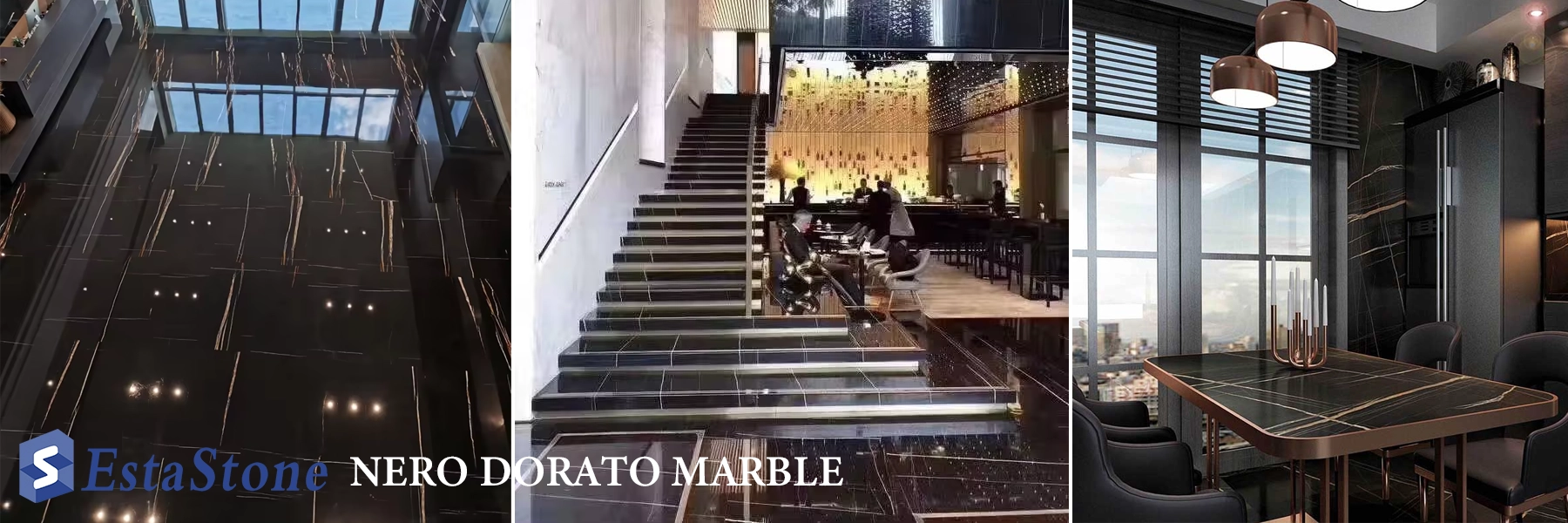 Nero Dorato Marble Luxury Home Projects Esta Stone Nero Dorato Marble Luxury Home Projects Esta Stone