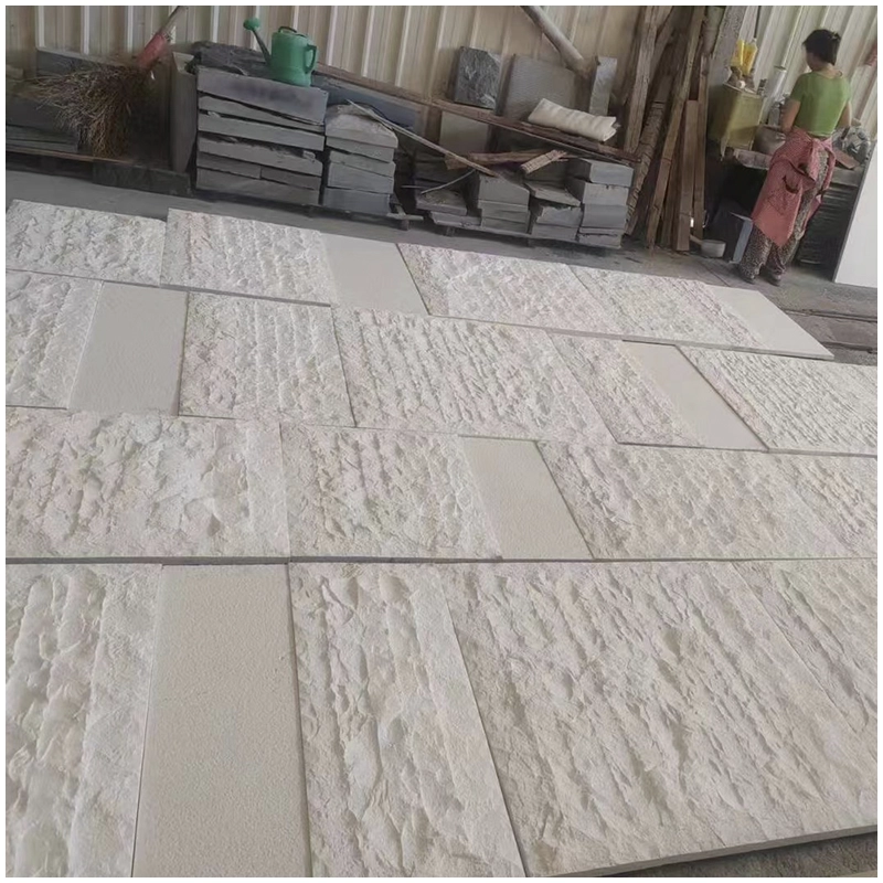 split face limestone wall facade tiles