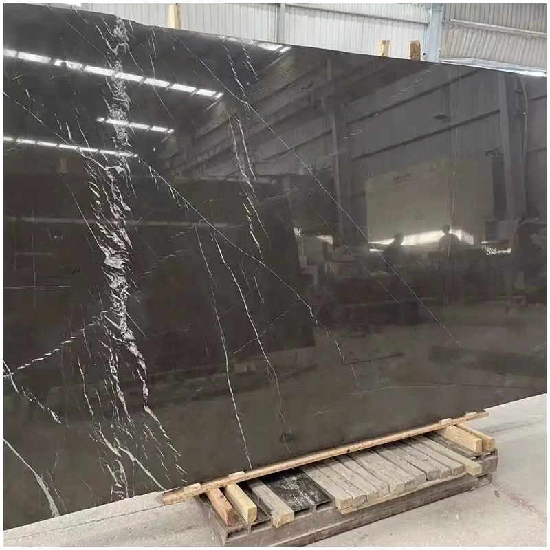 Polished Pietra Grey Marble Slab