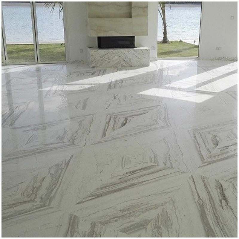 Greek White Volakas Marble Flooring Projects For Luxury Villas Esta Stone