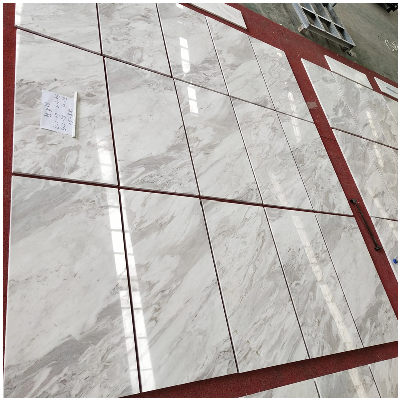 Volakas White Marble Cut to Size Tiles