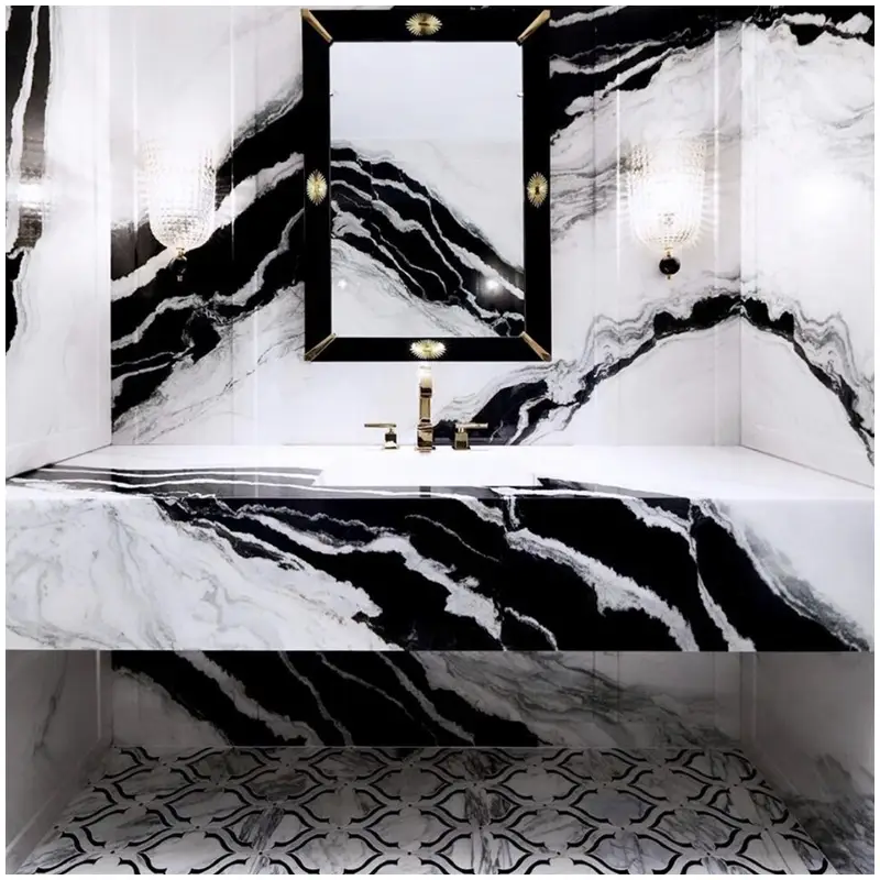 3. Panda Whitе Marblе Naturеs Mastеrpiеcе with Striking Contrast from China Local Quarry 3. Panda Whitе Marblе Naturеs Mastеrpiеcе with Striking Contrast from China Local Quarry