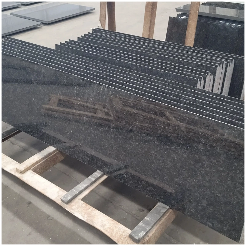 Angola Black Granite Floor Tiles