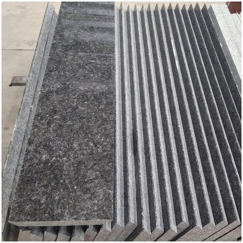 Angola Black Granite Polished Tiles