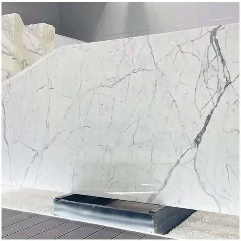 Bianco Statuario White Marble Slabs