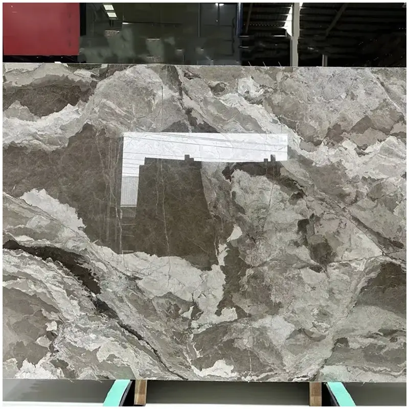 Brown Camouflage Marble Slab