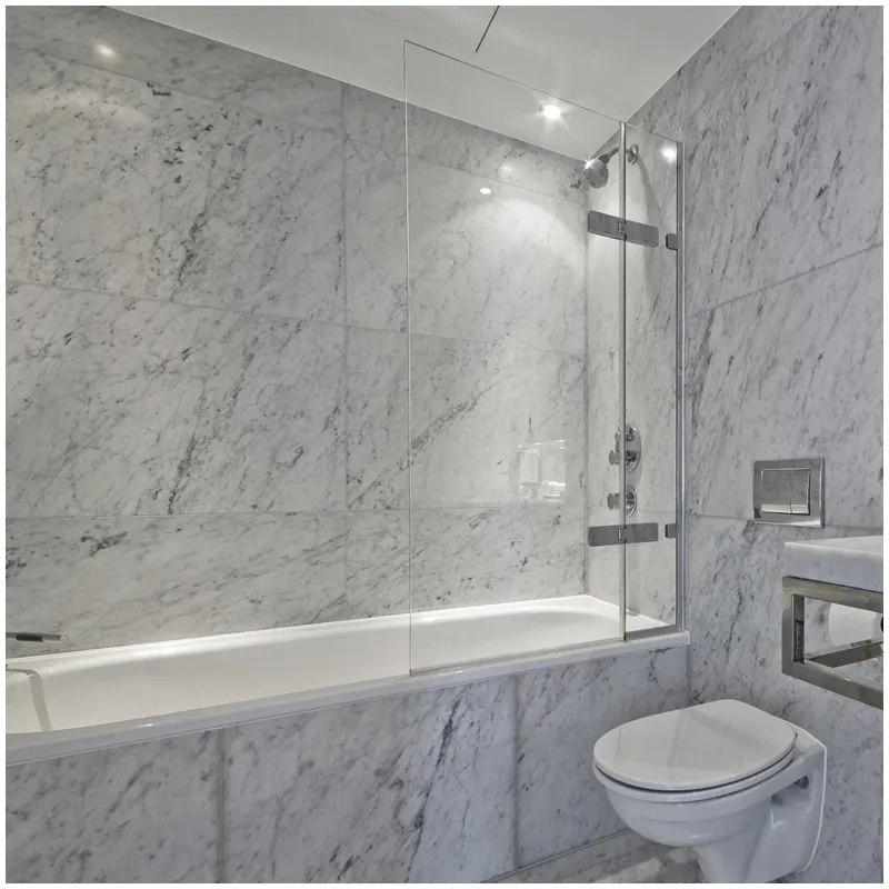 Carrara White Marble Floor and Wall For Bathroom Carrara White Marble Floor and Wall For Bathroom