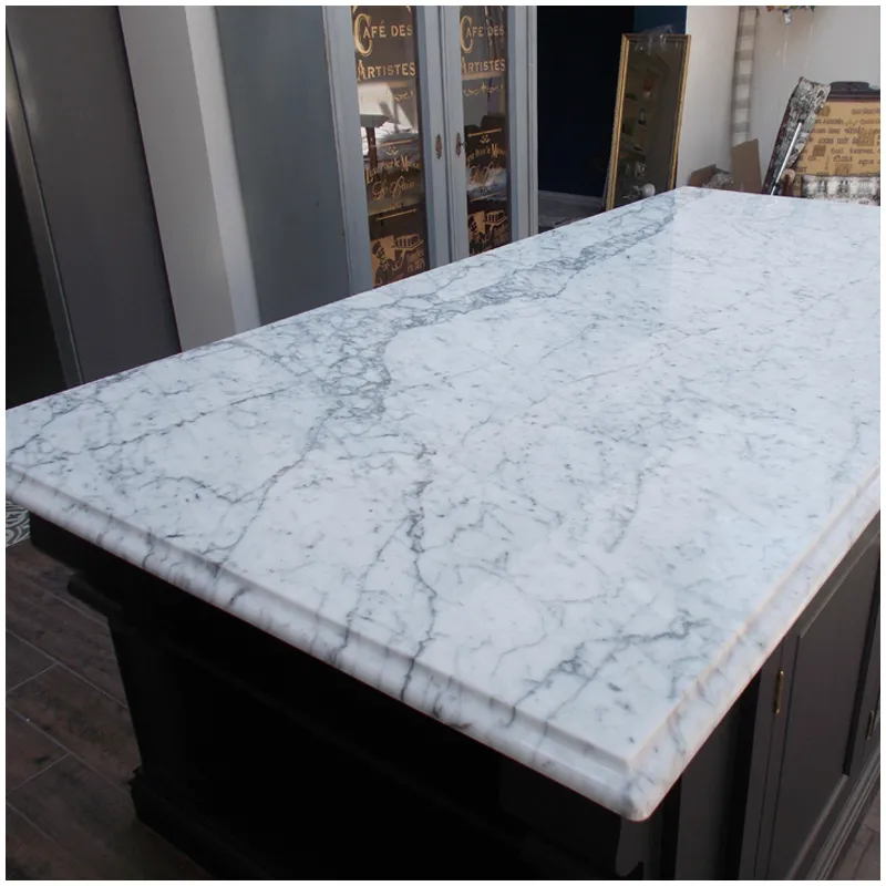 Carrara White Marble Kitchen Peninsula Carrara White Marble Kitchen Peninsula