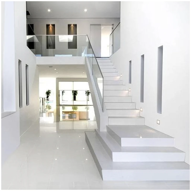 Thassos White Marble Stair and Floor Tile Projects Thassos White Marble Stair and Floor Tile Projects