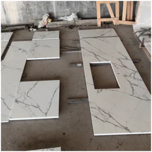 Calacatta Verona Quartz Kitchen Countertop