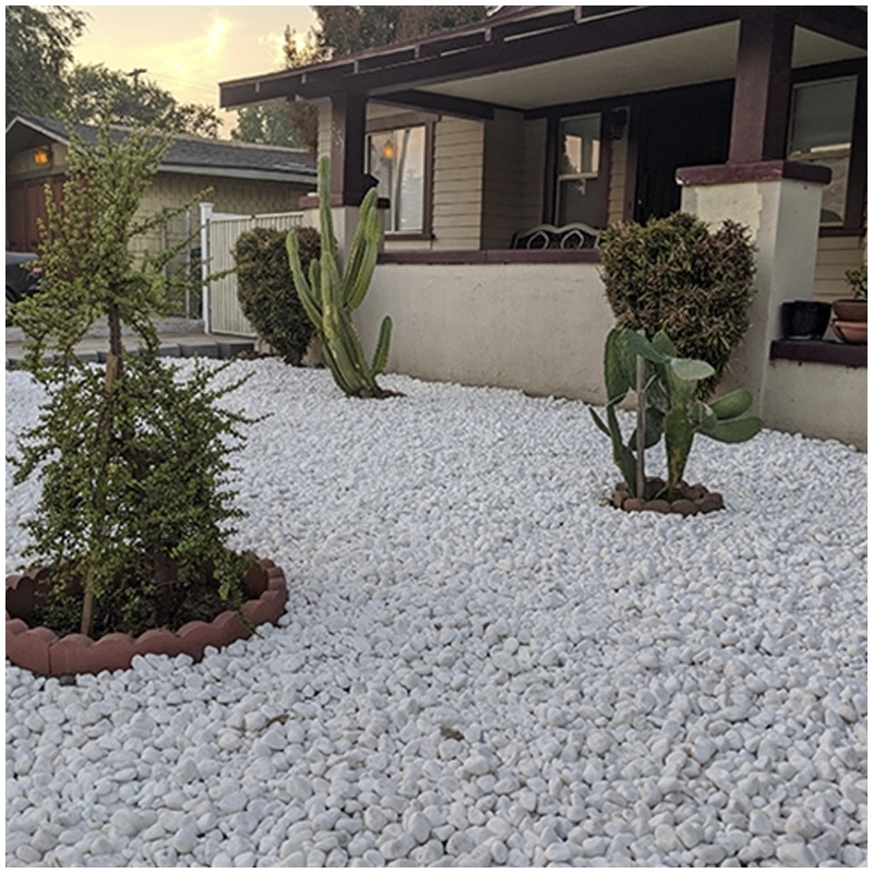 White River Pebble Stone For Villa Exterior Landscaping Projects